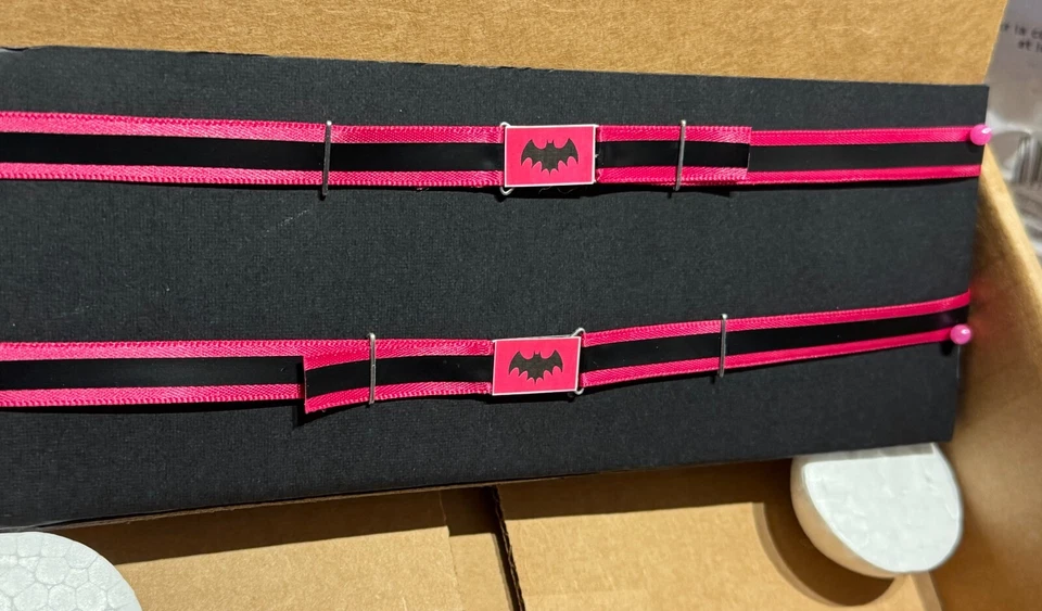 One Piece Custom 1/6 Scale 1966 Batmobile Cloth and Metal Seatbelts- set of two - Image 1 of 4