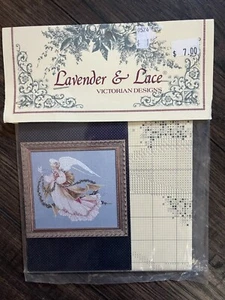 Lavender & Lace Angel of Summer Cross Stitch Pattern LL26 NIP - Picture 1 of 2