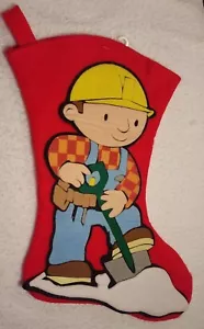 Bob The Builder Christmas Stocking Kurt Adler New Shovel Snow Can We Fix It - Picture 1 of 7