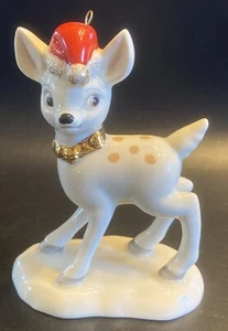 Lenox Ornament ~ Reindeer - SANTA'S NEWEST HELPER - Picture 1 of 14