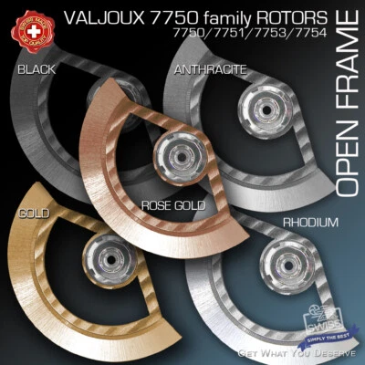 OSCILLATING WEIGHT, OPEN FRAME SKELETON ROTOR - MOVEMENT ETA VALJOUX 7750 FAMILY - Image 1 of 2