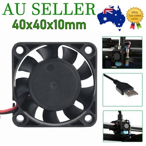 USB Cooling Fan 40x40x10mm DC 5V 40mm Brushless CPU Computer Laptop Cooler Fan A - Picture 1 of 10