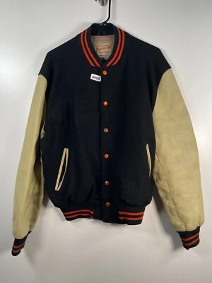 Chaqueta Universitaria De Colección Timberline Brill Bros Milwaukee Para Hombres Botón a Presión Talla 46 25x26 Foto 1 de 4