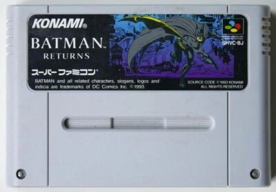 Nintendo Super Famicom BATMAN Returns Japan SFC SNES JP - Image 1 of 3
