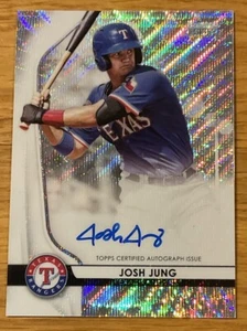 2020 Josh Jung REFRACTOR PROSPECT Bowman Sterling Texas Rangers #50/125 - Bild 1 von 3