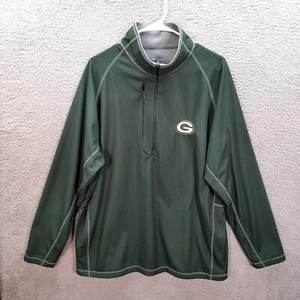 Green Bay Packers Shirt Adult Large Green Gray Performance Stretch NFL Football - Picture 1 of 8