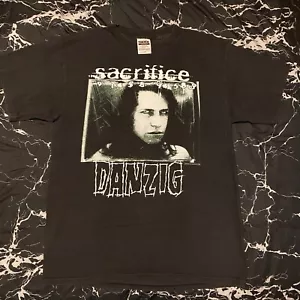 Danzig 1999 Blackacidevil Sacrifice Vintage Evilive Y2K misfits metal Shirt L - Picture 1 of 7