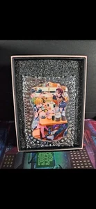 The Gang at Cafe Diamond Card Demon Slayer Heavy Thick Metal Silver Gold Accent - Bild 1 von 4