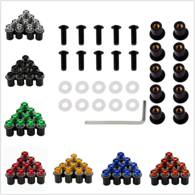 Juego de tornillos pernos para parabrisas aptos para Suzuki GSXR1000 K1 K3 K5 K7 K9 Foto 1 de 4