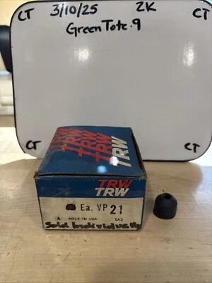 Sello de aceite de vástago de válvula de motor TRW VP 21 VP21 para Dodge Chrysler 1975-77 vendido individual Foto 1 de 3