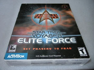 Software de caja grande Star Trek Voyager Elite Force (PC, 2000) - USADO EN EXCELENTE ESTADO - Imagen 1 de 10