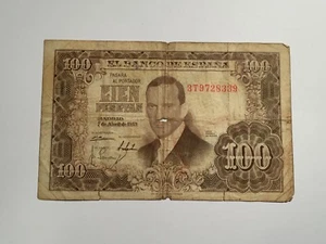 Billete 100 Pesetas 1953 España - Imagen 1 de 2