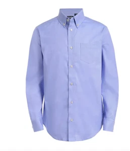CHAPS Boys Stretch Oxford L/S SHIRT (2 Colors) 10/12 #HFACB00K NWT - Picture 1 of 5