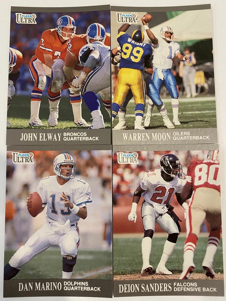 1991 Fleer Ultra Football - HOF, Stars, RC - Pick Cards #1-150 - Image 1 of 1