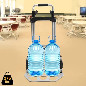 Industrial Folding Hand Truck Dolly Cart Foldable Moving Cart with Wheels 275lbs - Picture 1 of 19