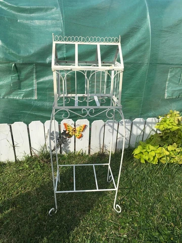 Antique Cast Iron Victorian Aquarium Terrarium Planter Stand House Shabby Chic Cover