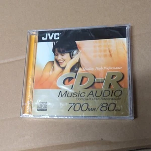 JVC CD-R80 CD-RA80DE Digital Audio Music Blank CDR - NEW & SEALED - Picture 1 of 2