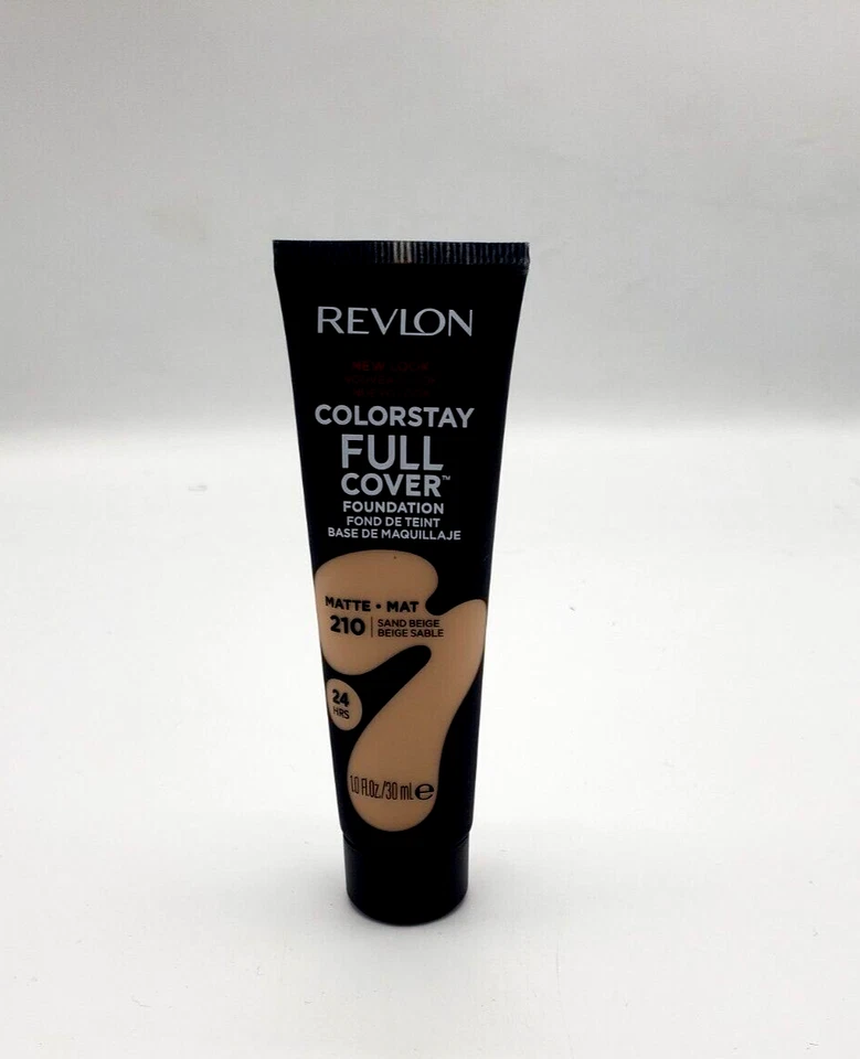 NEW Revlon Colorstay Full Cover Foundation 24HRS Matte- 210 SAND BEIGE - Image 1 of 1