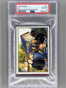 1985 Panini #121 U2 Smash Hits Collection PSA 8 Pop 6 - 2 Higher (Music) - Picture 1 of 2