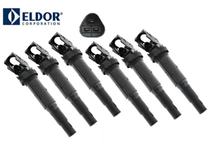 Eldor OEM Ignition Coil w/ Connector Updated (6pcs) for BMW 3.0L Engine - Picture 1 of 1