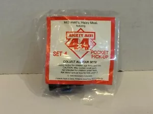 1990 McDonald's Mighty Mini 4x4 Pocket Pickup Red Blue - Picture 1 of 2