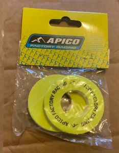 Apico Blister Busters Motocross Grip Donuts MX Enduro Yellow HUSQVARNA - Picture 1 of 1
