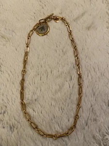 Dyadema Italy Signed Bronz Coin Pendant Necklace- 18” Chain - Picture 1 of 7