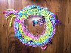 New Girl's Handmade Knit Yarn Cowl Scarf Soft by Rainbow Twist Shop 
