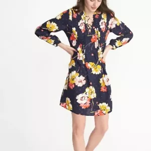 Old Navy Damen dunkelblau Blumen Swing Kleid Größe XS neu mit Etikett $ 36,99 - Bild 1 von 2