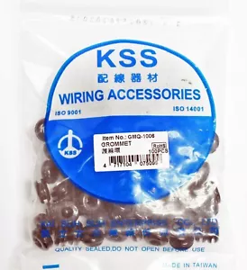 KSS Flexible PVC Open Grommet GMQ-1006 φ13.3x6.3mm * Wire Size 6.4mm RoHS Taiwan - Picture 1 of 5