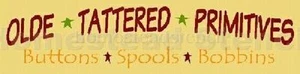 ~ Artikel #4210 F Primitive Schablone ~ OLDE TATTERED PRIMITIVES - Bild 1 von 1