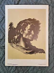 HEAD OF CHRIST-ROBERT HODGELL-LITHO PRINT-17" X 12 1/4"- - Picture 1 of 5