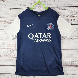Nike Dri-FIT PSG Paris Academy Jersey Youth Large Paris 42 Blue White Soccer - Picture 1 of 8