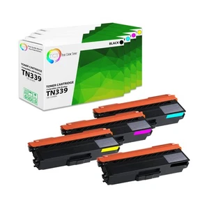 TCT 4ER-PACK TN339 Kompatibles Toner-Set mit super Reichweite für Brother HL L9200cdw MFC 9550 - Bild 1 von 6