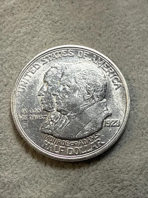 1923-S Monroe Doctrine Commemorative Silver Half Dollar Old EF Extra Fine 7425 - Image 1 of 4