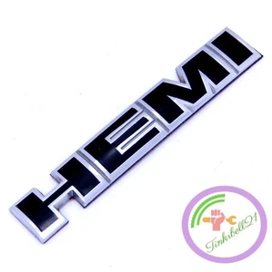 06-10 Dodge Charger Magnum Hemi Fender Emblem Nameplate MOPAR OE Side 04806328AA - Picture 1 of 2