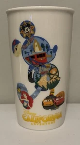 Disneyland Parks California Adventure Starbucks 12oz Tumbler Ceramic No Lid - Picture 1 of 7