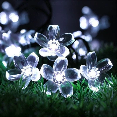 LED Solar String Lights Outdoor Garden Yard Decor Lamp Waterproof Fairy Light - Image 1 of 4