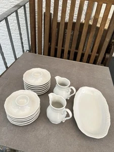 Eschenbach Porzellan Serie La Reine weiß Form 800 div. Teile siehe Auflistung - Bild 1 von 8