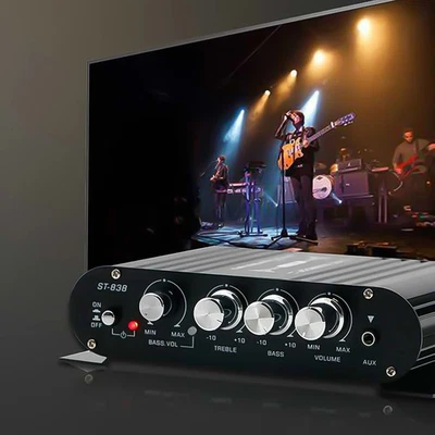 2,1 Kanal HiFi Verstärker 80W x 2 für Heim und Auto - Mini Audio Amp - Bild 1 von 4