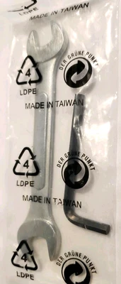 Ebike Wrench Set 13 mm and 15 mm with Allen Wrench Carry-on Tools - Image 1 of 4