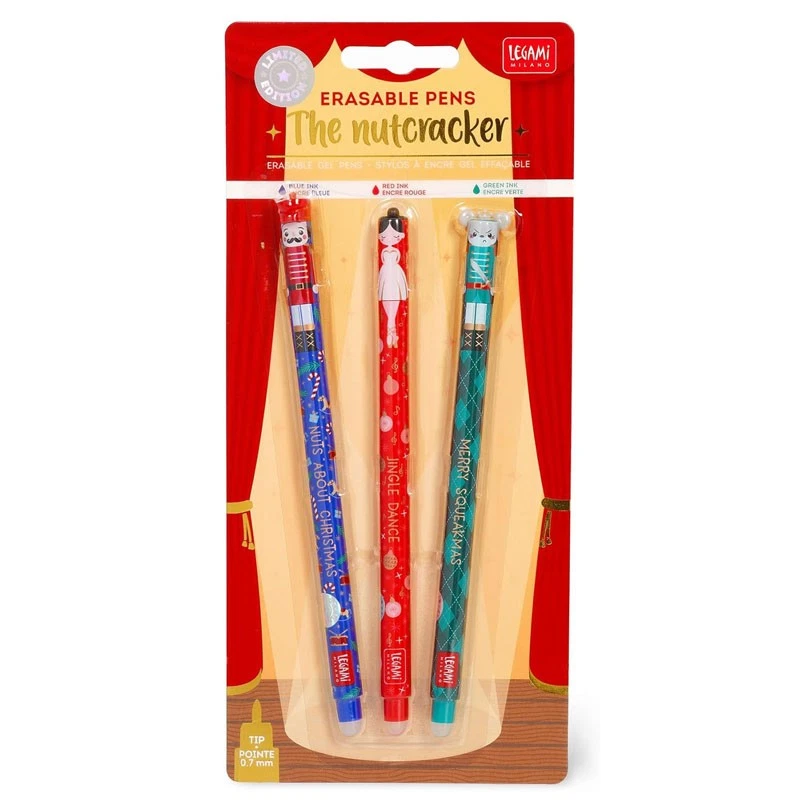 Legami Erasable 1 pen Set Limited Edition Christmas 2025 The Nutcracker