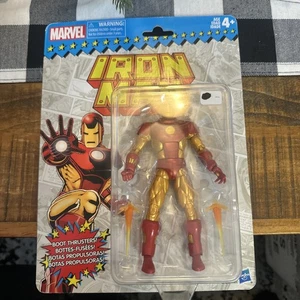2017 Marvel Legends Retro Suit Iron Man Action Figure - Picture 1 of 2