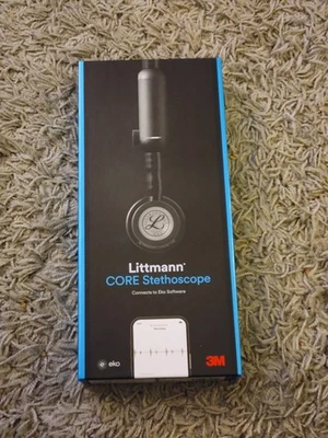 3M Littmann 8480 Black CORE Digital Stethoscope Open Box New - Image 1 of 4