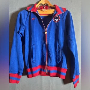 Nike Chicago Cubs Cooperstown Collection Track Jacket YOUTH KIDS medium 8-10 - Picture 1 of 6