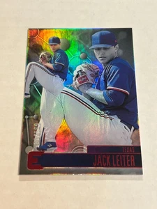 2023 PANINI CHRONICLES ESSENTIALS JACK LEITER 151/199 RED FOIL ROOKIE RANGERS SP - Picture 1 of 2