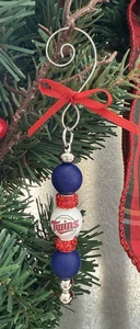 Handgefertigte Minnesota Zwillinge Ornament-Perlen MLB Fan Geschenk-Baseball Dekor - Bild 1 von 4