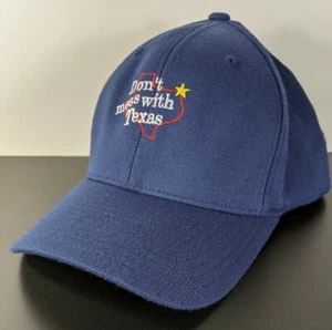 Don't Mess With Texas Yellow Star Lids Flexfit Baseball Hat Size L-XL - Picture 1 of 10