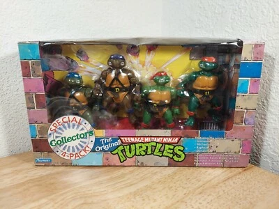 Vintage TMNT Collectors Special 4-Pack Leonardo Raphael Donatello Michelangelo - image 1 of 4