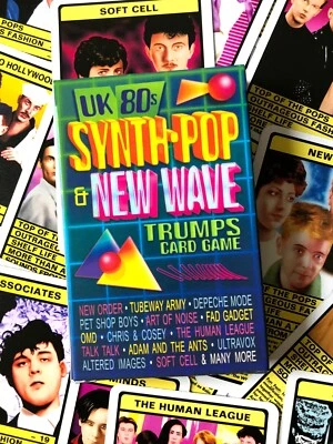 UK 80s SYNTH-POP & NEW WAVE 'Trumps' Game :New Order, Depeche Mode, Human League